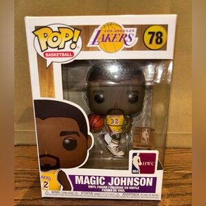 Funko Pop! Magic Johnson in Yellow and Purple #LosAngeles #Lakers